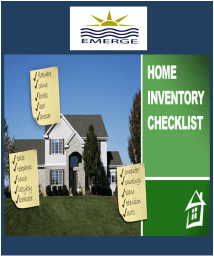 Household Inventory Checklist
