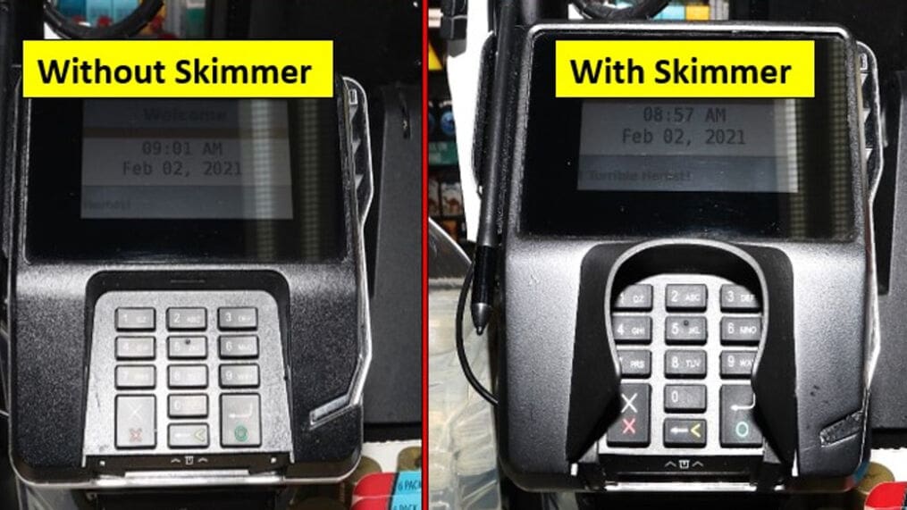 Spotting a Credit Card Skimmer
